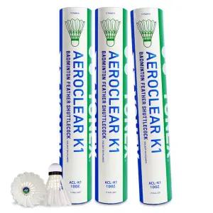 요넥스 ACL-K1 에어로클리어 배드민턴 셔틀콕 3타 오리털 동호인 D