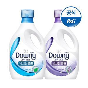 다우니 프리미엄 세탁세제 액체형 냄새딥클린 프레시/라벤더 1.9L 1개