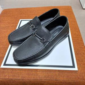 [에스콰이아][행복한백화점][에스콰이아]남성 소가죽 여름 펀칭 소프트 가벼운 경량 로퍼 구두 PFAMSD807