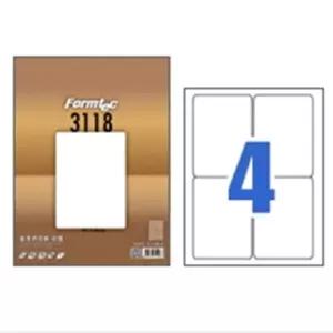 한국폼텍 폼텍라벨지 LS3118 4칸 100매/물류라벨지/라벨스티커/라벨지스티커/표기용라벨지/인덱스라벨지