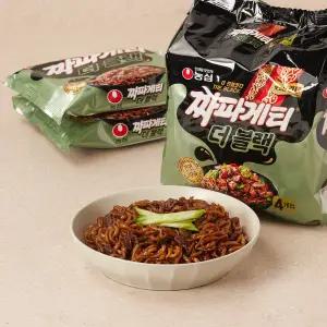 농심 짜파게티 더 블랙 116g*4개