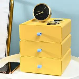 책상정리 적층 미니 학생 소지품 사무용품수납함 1단 1+1/서랍/서랍장/책상용/탁상용/데스크용/화장대용