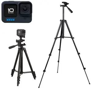 GOPRO10 호환 동영상 방송 촬영장비 삼각대 고프로10/휴대용/액션캠/접이식/여행/핸드폰/휴대폰/스마트폰