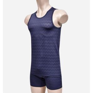 소프트 촉감 실크같은 광택감 인견 런닝 팬티 남성메리야스 40대 남자민소매나시 깔끔한속옷