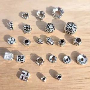 비즈톡 [SVP-12-00]순은펜던트 실버925 불교,만자,염주,론델,옴자볼,복자볼 22종 모음 NEW