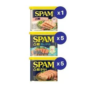 스팸 클래식 340g x12개+라이트 340g x7개+닭가슴살 340g x1개