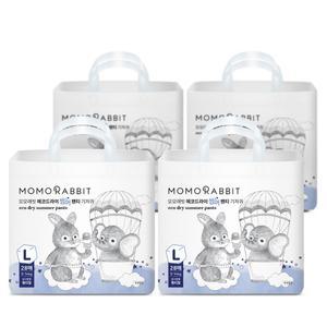 모모래빗 에코드라이 육아템 일회용 썸머 팬티 기저귀 아동용 112매 대형(L)