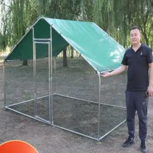 야외 닭장 대형 울타리 병아리 케이지 조립식 사육장 철제 오리 철망 새장 양계장 닭집