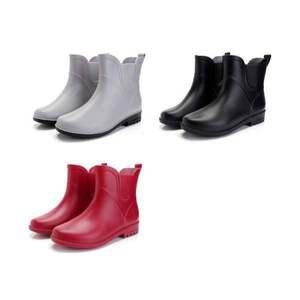 여성 낮은 발목 레인 부츠 장화 겨울부츠부추신발