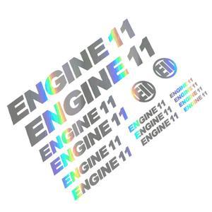 엔진 11 자전거 프레임 스티커 데칼 사이클링용