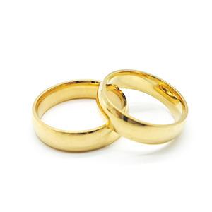 써지컬 스틸 티타늄 링 반지 심플 민무늬 골드