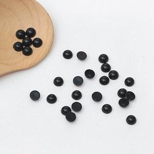 [펠트친구]반쪽눈, 검정인형눈(14개) / 둥근 인형 모루인형 눈알 만들기 재료