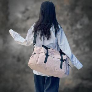 여성용 빅사이즈 사각형 숄더 보스턴 여행백