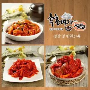 [속초명가젓갈] 참을수 없는 젓갈의 유혹 600g 1kg 모음 가자미식해 명태회 생더덕 명란 창난 낙지 어리굴 토하 갈치 청어알 오징어순대