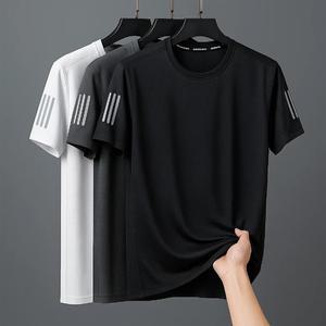 [1+1+1세트] 아이스 쿨링 남자 반팔티 여름 냉장고 메쉬 반팔 티셔츠