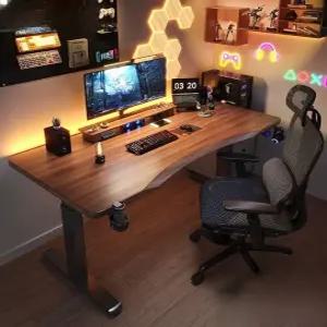 모션데스크 1800 전동 높이조절 게이밍 리프트 책상 상판 코너형 핏쳐 데스크 트리플