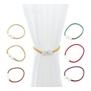 [S4WA7AA]커튼 타이 진주볼 커텐 자석 타이백 장식