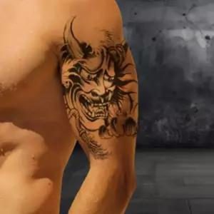 이레즈미 타투 스티커 팔 반팔 등 문신 판박이 헤나