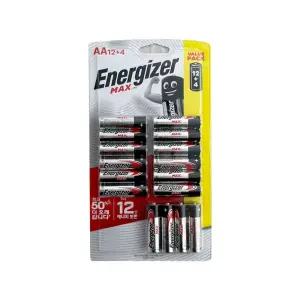 에너자이저 알카라인 맥스 건전지 AA 12+4 (16개입)