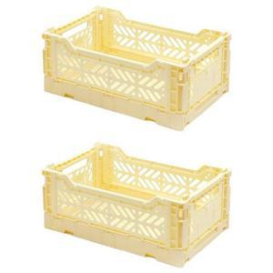 아이카사 폴딩박스 크림 S 2개