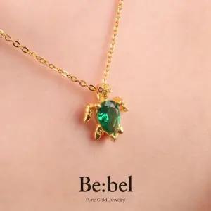 순금팬던트 3.75g(1돈 한돈) 24k 여자 거북이 에메랄드 루비 비벨