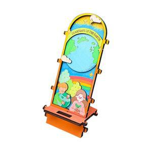 초등 환경보호 교육용만들기 우드조립 지구지킴이 휴대폰 거치대만들기 5개