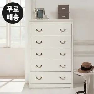 슈로 5단 서랍장 옷장 옷 안방 체스트 서랍 거실(900)
