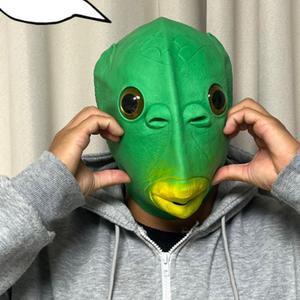 초록어류 코스튬가면 웃긴 관종템 행사용 생선 무도회