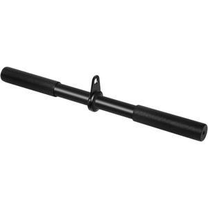 풀다운 스트레이트 바 고무 그립이 있는 회전 강철 LAT 핸들 풀리 삼두근 훈련 체육관 근력 운동