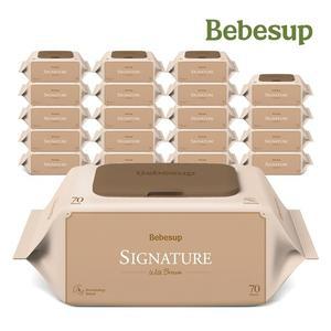 시그니처 위드 브라운 물티슈 70매 캡 20팩 베스트셀러