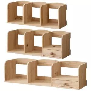 원목드림책꽂이60-일반형 3번) 원목드림책꽂이 책상책꽂이 1단책꽂이 삼나무책꽂이