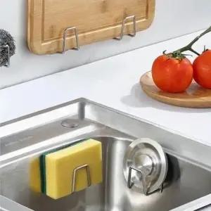 스텐 수세미 걸이 거치대 DY-202 무타공 수세미통 수세미대 수세미철 수세미걸이 수세미받침