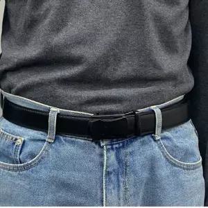 댄디블랙 버클 가죽 자동벨트 자동벨트 남성허리띠 혁띠 소가죽요술벨트 요술벨트