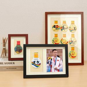 메달액자 상장 진열대 훈장 스포츠 장식 표창 디자인 보관함 벽걸이형 케이스 1개용