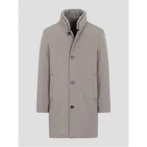 퍼 트리밍 파일럿 코트 - 베이지 (RY4X38P74A)