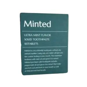 민티드 울트라민트 프리미엄 고체 치약 63g 90정 1개