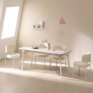 글로리 확장형 세라믹 식탁 테이블 4인용 8인용 그레이 1400 2000