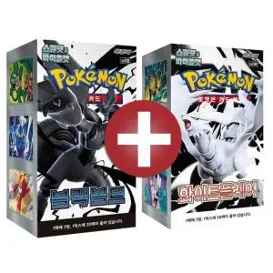 (뽁뽁이 안전포장) 포켓몬카드 게임 스칼렛n바이올렛 확장팩 블랙볼트+화이트플레어 2종세트구성