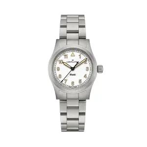 해밀턴 H69301110 카키 필드 쿼츠 화이트 33mm