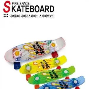 아이워너 파이어스페이스 스케이트보드 옐로우 키즈