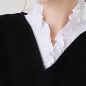 페이크 브이넥 블라우스 데일리 디자인 패션 (32968404)