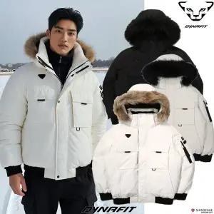 [다이나핏](센텀시티점)YUW23518[다이나핏]남여공용 스노우 레오 유러피언 덕다운 봄버 숏패딩 자켓(기...