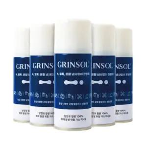 그린솔 미니 LPG가스없는 생활윤활방청제 100ml, 5개