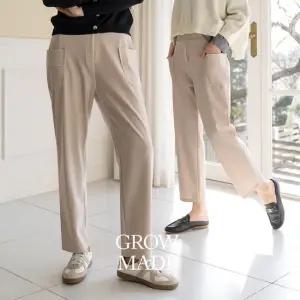 그로우앤더 [빠른배송] 매력포켓 슬림 배기 키큰키작 팬츠