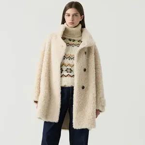 디아루체 25FW 호주산 양모 100% 케이프 코트