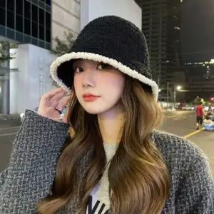 니트 기본 부클 겨울 여성 모던 뽀글이 양털 벙거지 (WFJDT37)