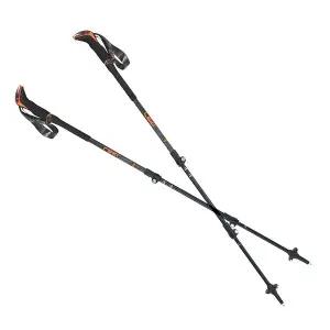 [LEKI] 레키 마카루 라이트 3단 등산 스틱 지팡이 폴대 블랙 오렌지 65221082