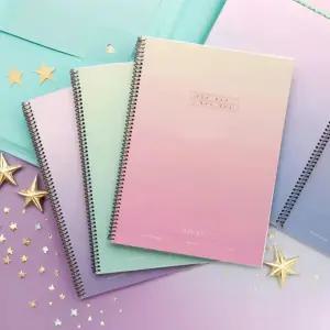 핑크풋 별빛 원고지노트 400자 독후감 독서 기록장 논술 공책 글짓기 손글씨연습 (5개)