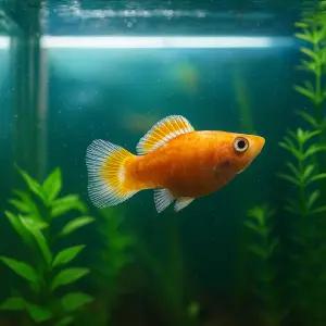 오렌지 풍선몰리 2마리