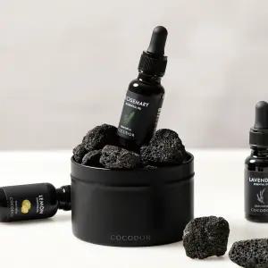 스톤 디퓨저 세트 (화산석 수정석 4종 택1)